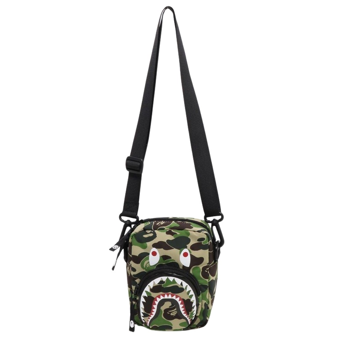 A Bathing Ape ABC Camo Shark Mini Bag (green)