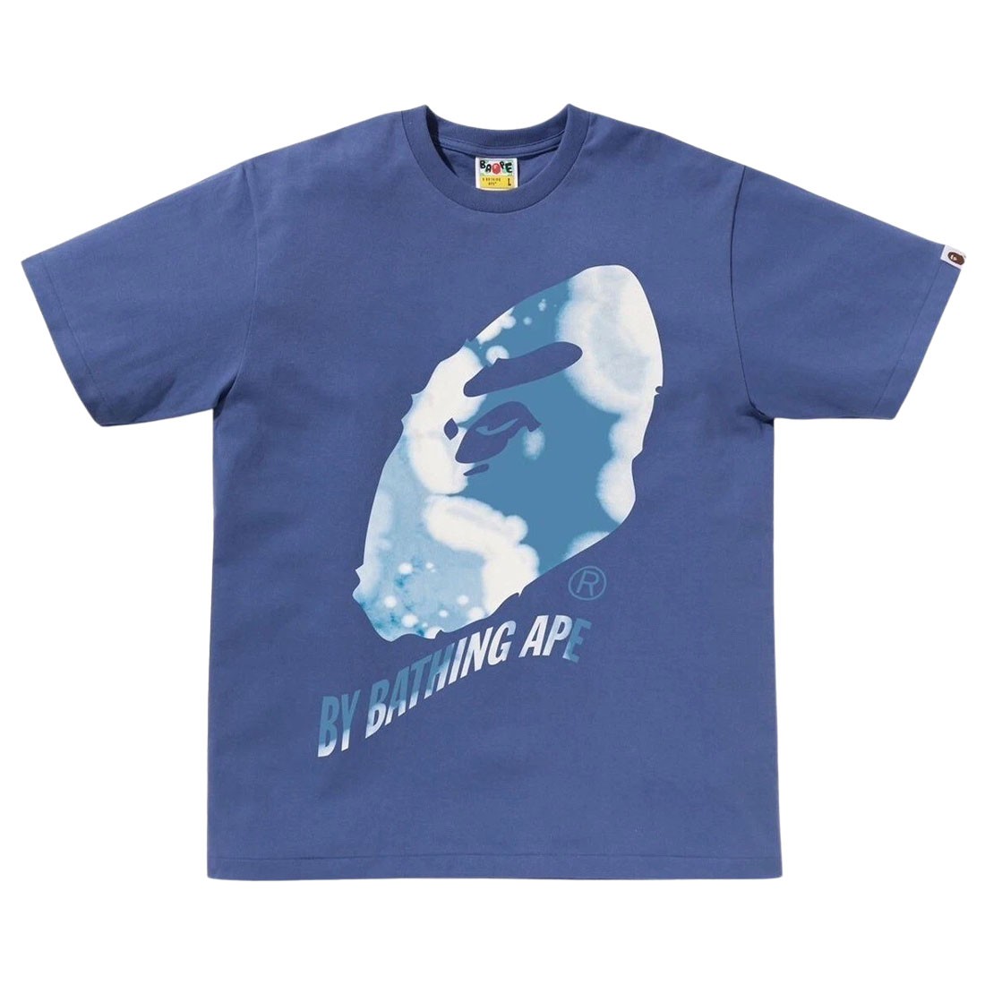A Bathing Ape Men Tie Dye Twist By Bathing Ape Tee (navy)