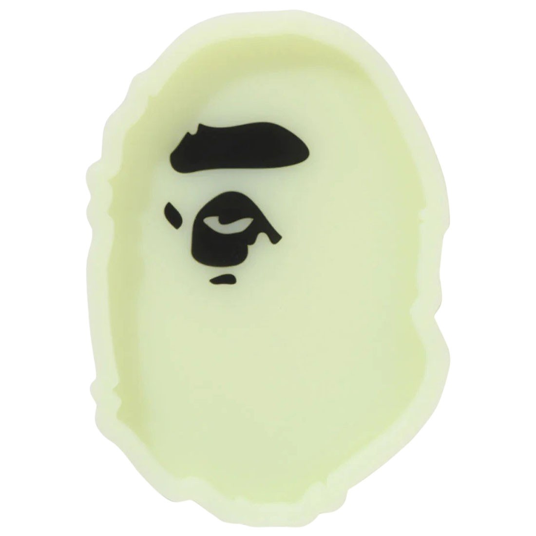 A Bathing Ape Ape Head Glow In The Dark Tray (green)