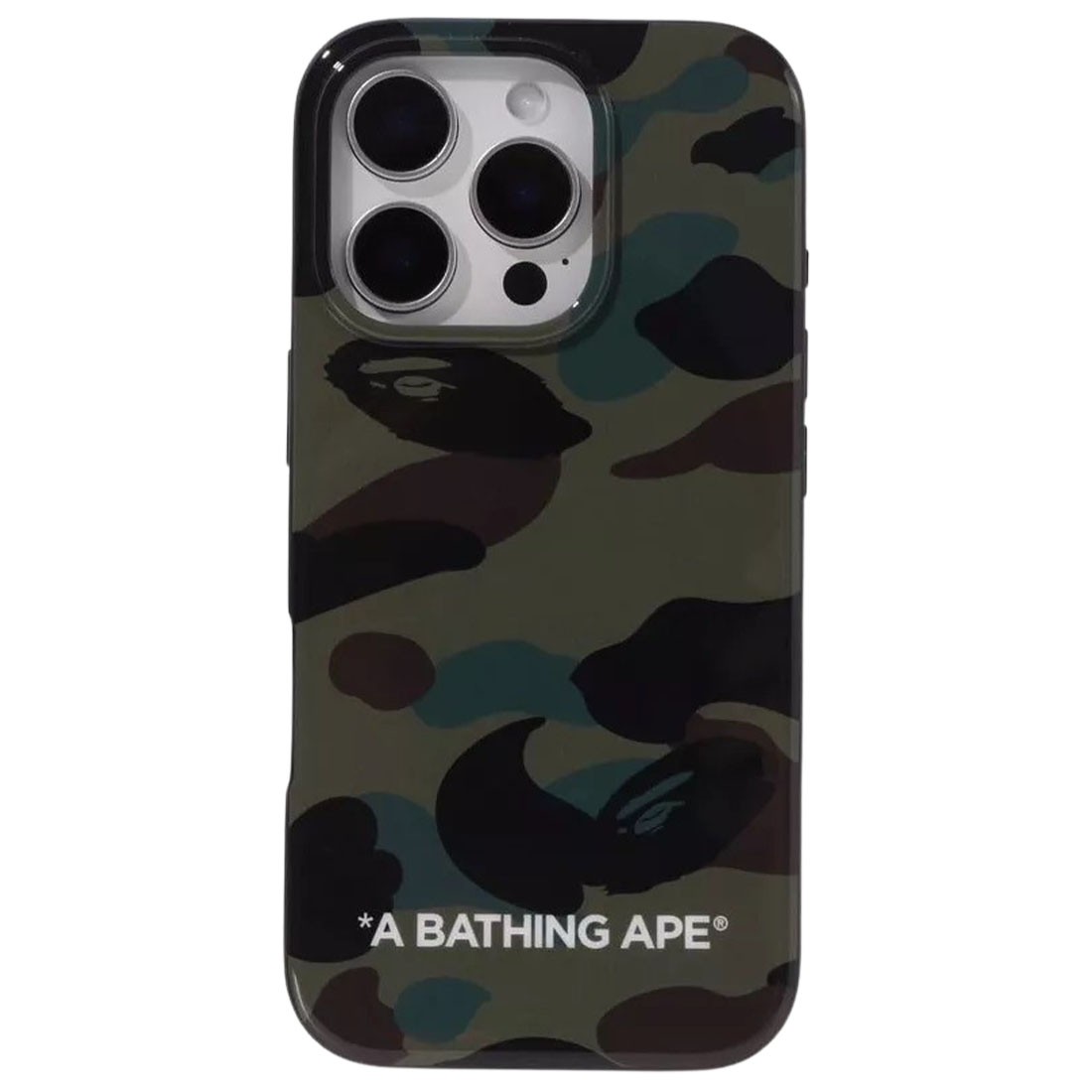 A Bathing Ape 1st Camo iPhone 16 Pro Case (green)