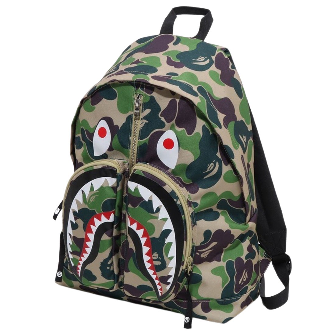 A Bathing Ape ABC Camo Shark Daypack (green)
