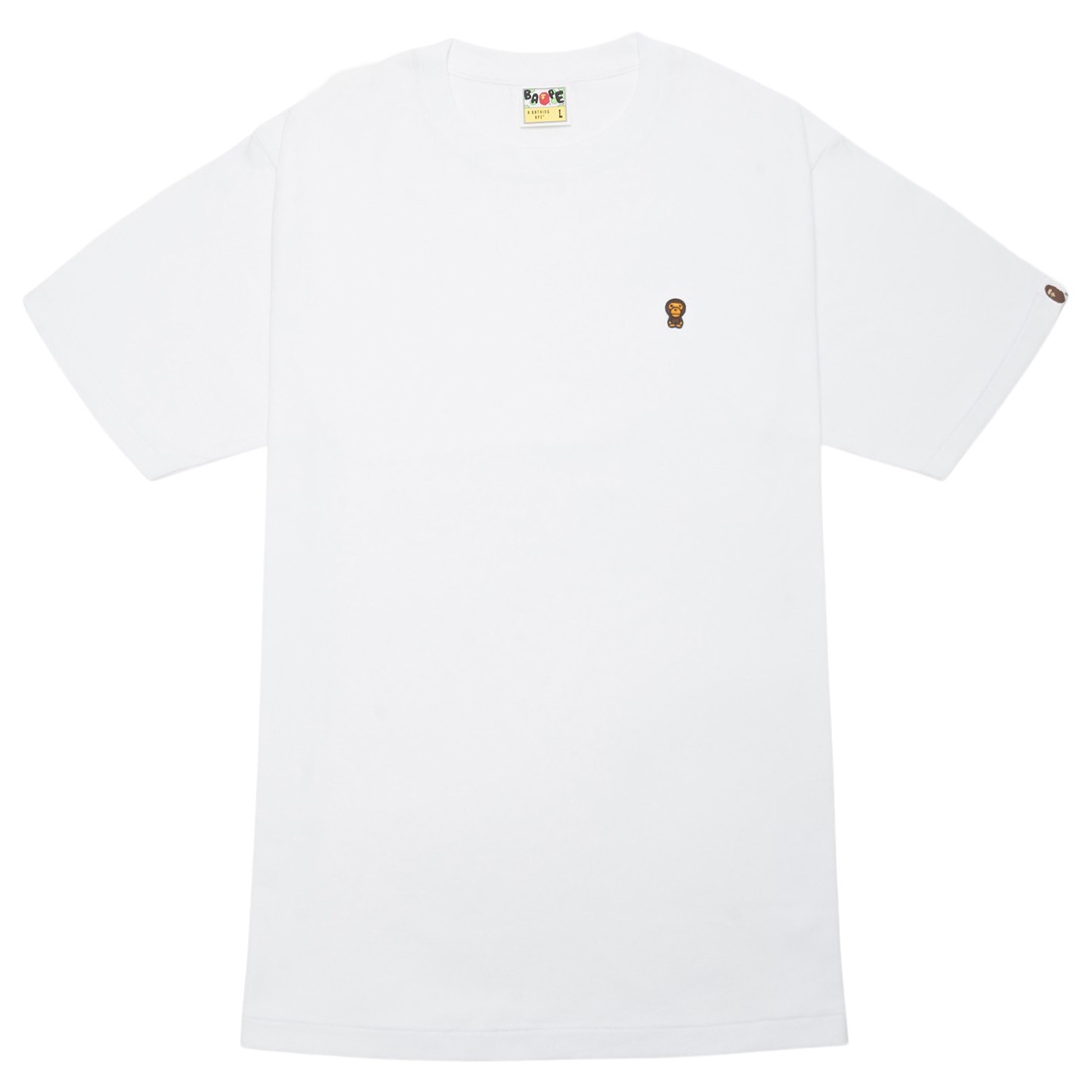 A Bathing Ape Men Baby Milo One Point Tee (white)