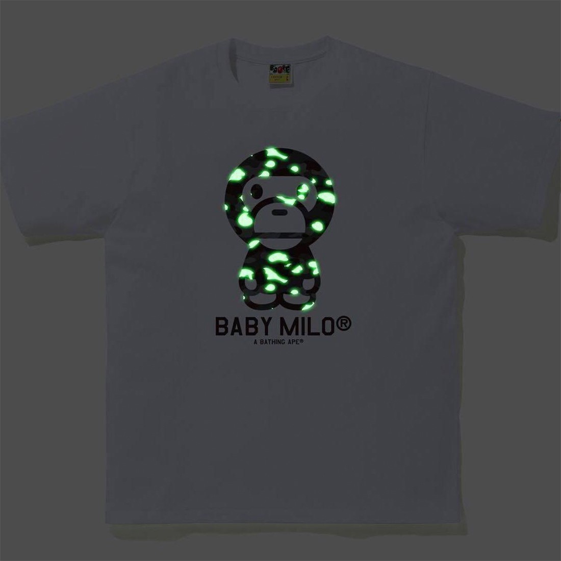 A Bathing Ape Men City Camo Baby Milo Tee (white)