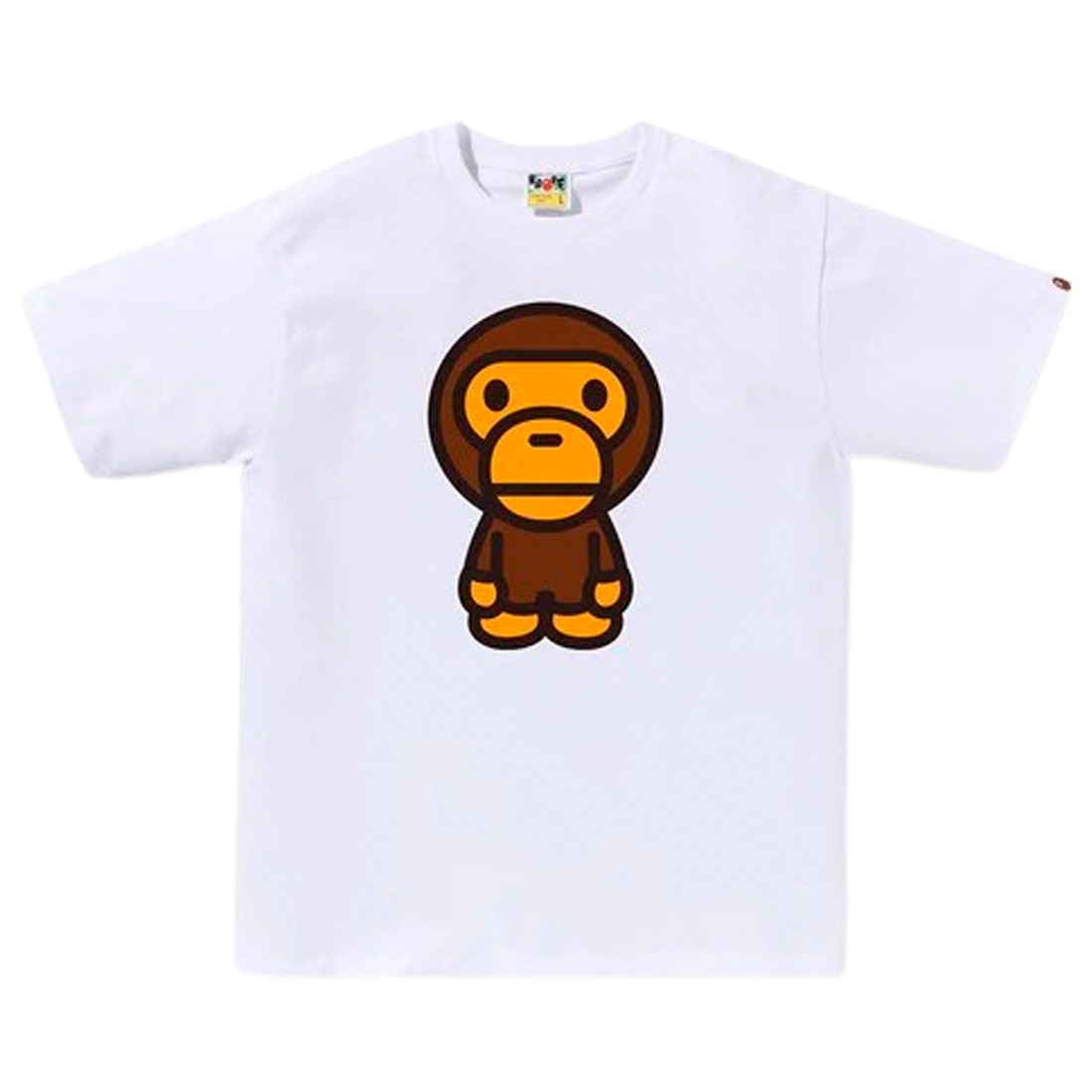 A Bathing Ape Men Big Baby Milo Tee (white)