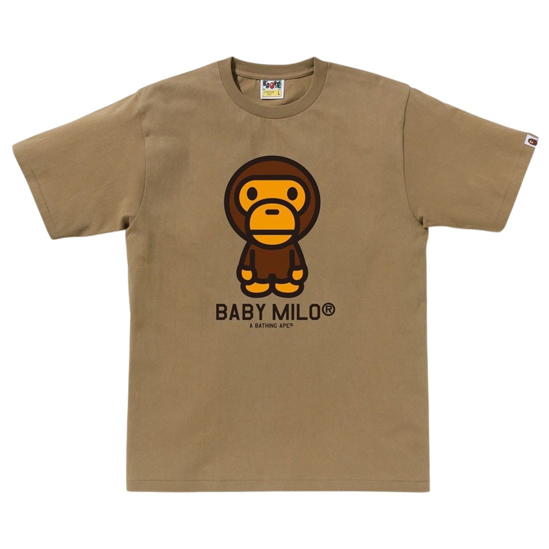 A Bathing Ape Men Baby Milo Tee (beige)