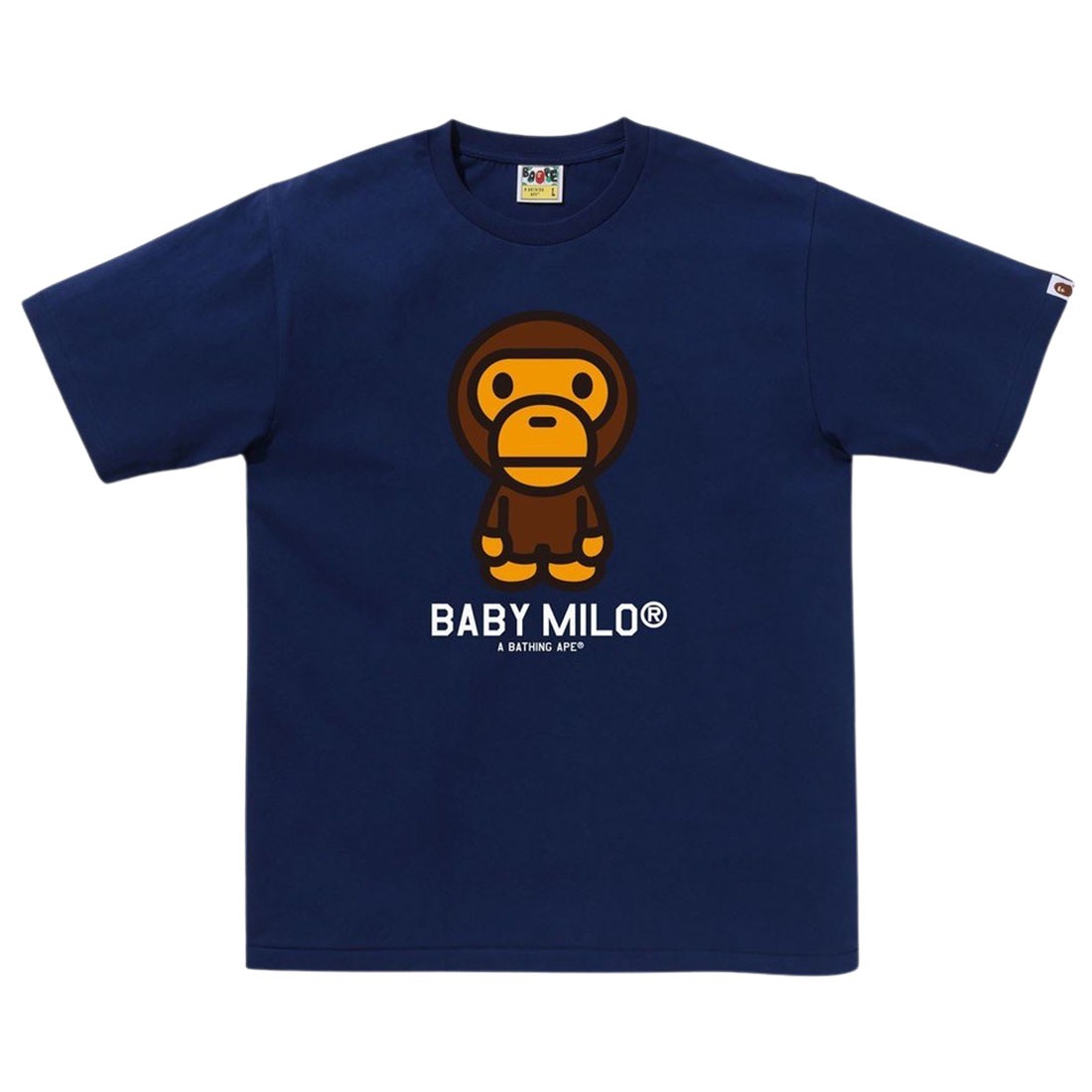 A Bathing Ape Men Baby Milo Tee (navy)