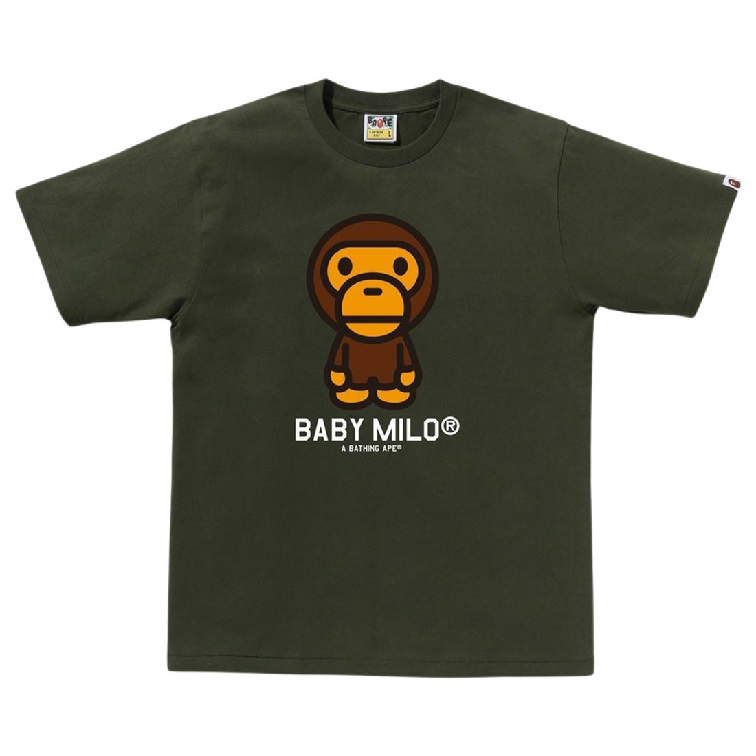 A Bathing Ape Men Baby Milo Tee (olive / olive drab)