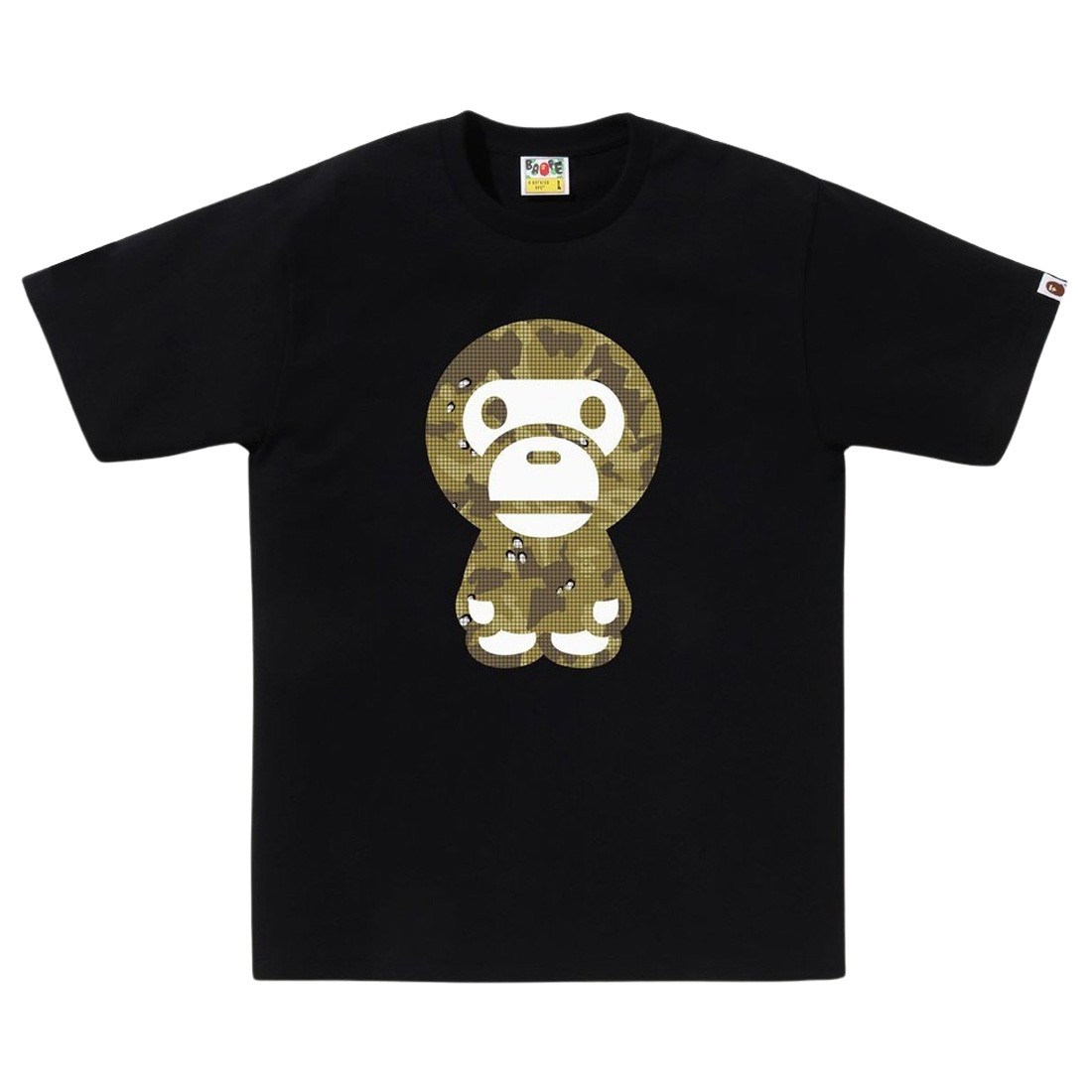 A Bathing Ape Men Bitmap Big Baby Milo Tee (black)