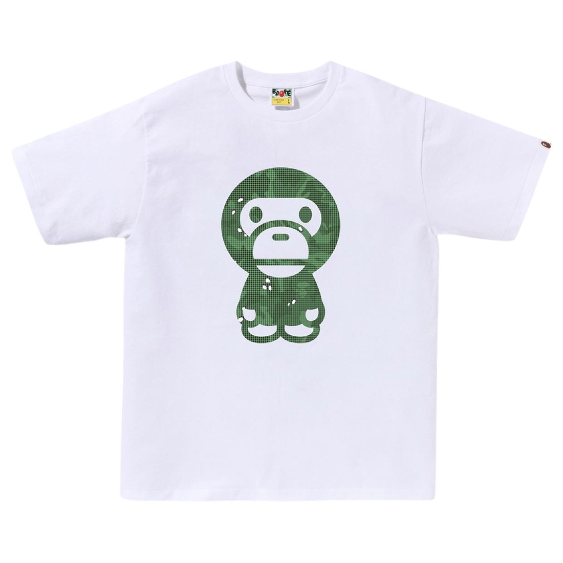 A Bathing Ape Men Bitmap Big Baby Milo Tee (white)