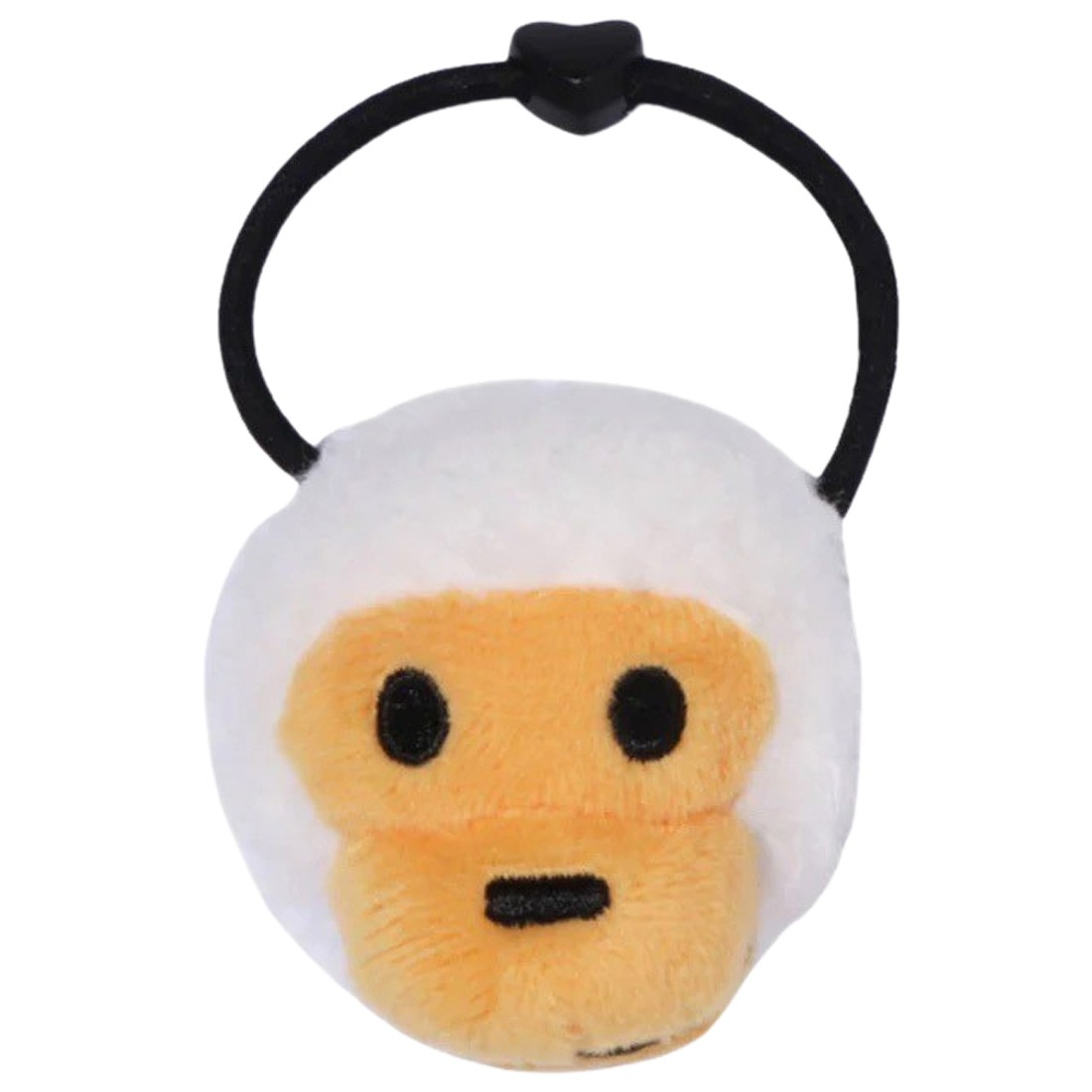 A Bathing Ape Baby Milo Plush Doll Hair Tie (white)