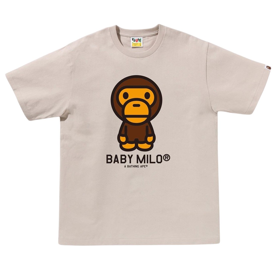 A Bathing Ape Men Baby Milo Tee (beige)