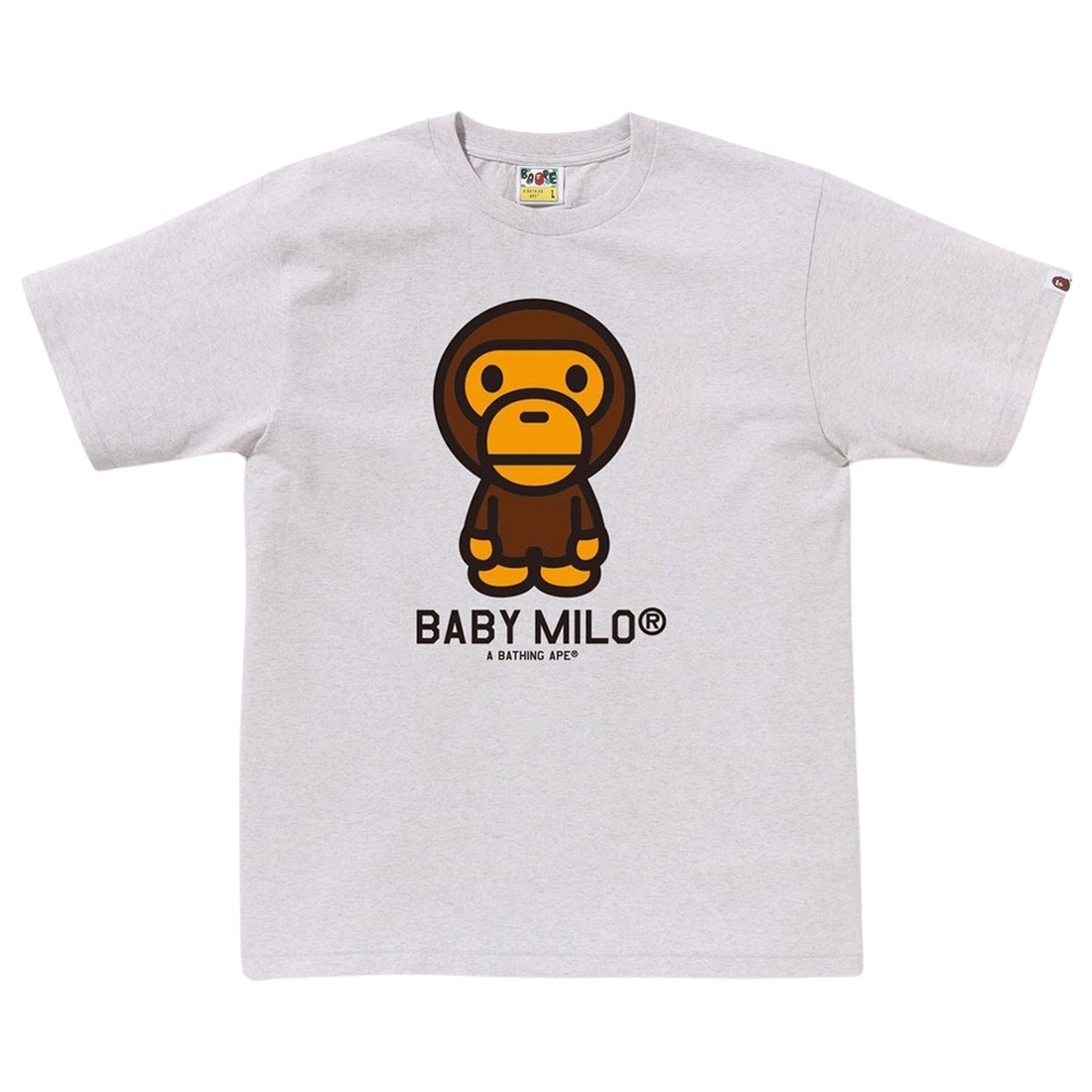 A Bathing Ape Men Baby Milo Tee (gray)