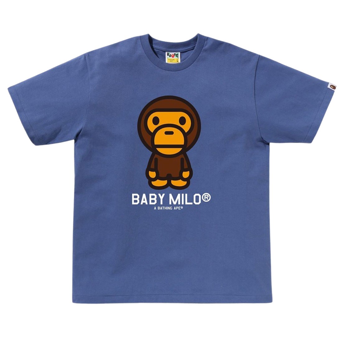 A Bathing Ape Men Baby Milo Tee (navy)