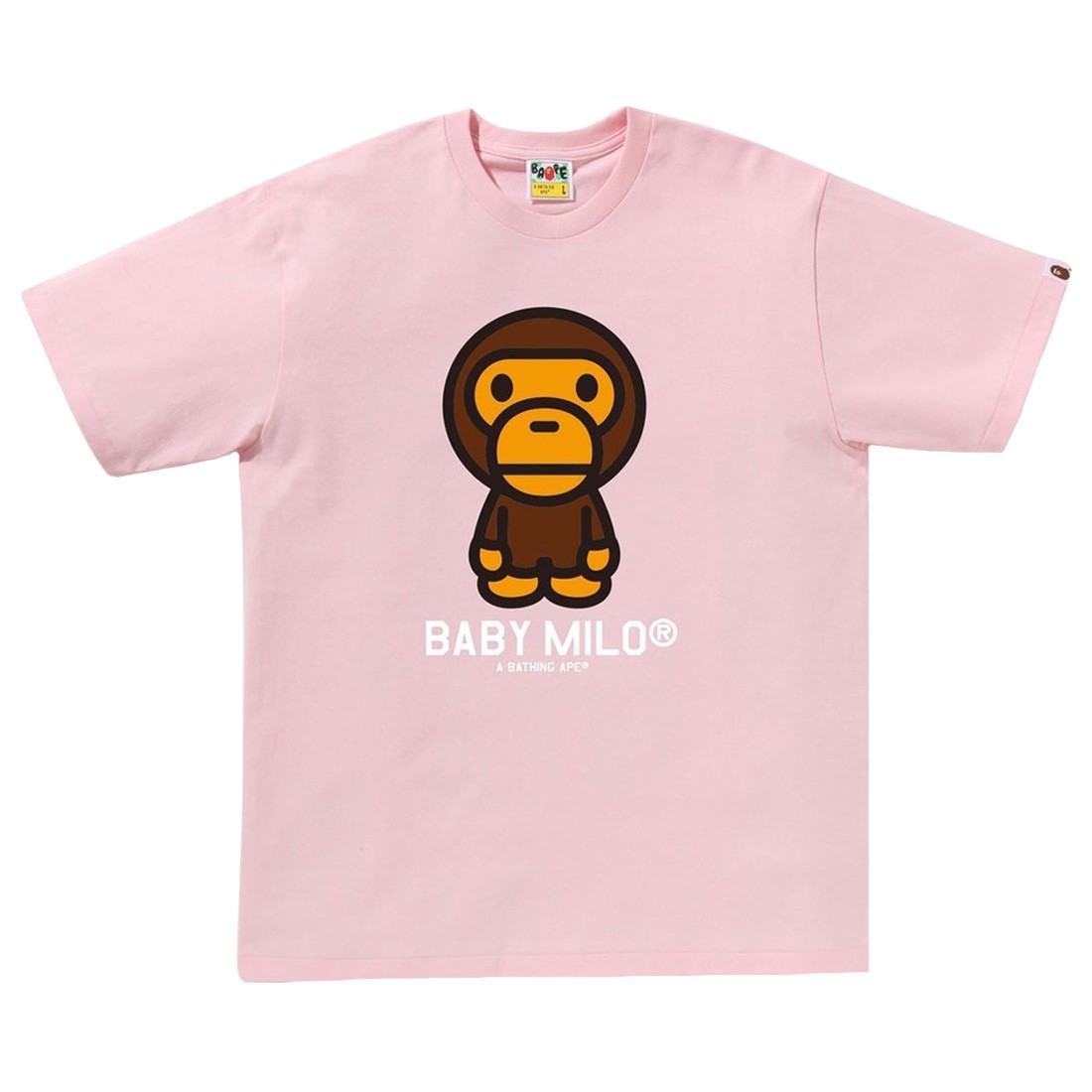 A Bathing Ape Men Baby Milo Tee (pink)