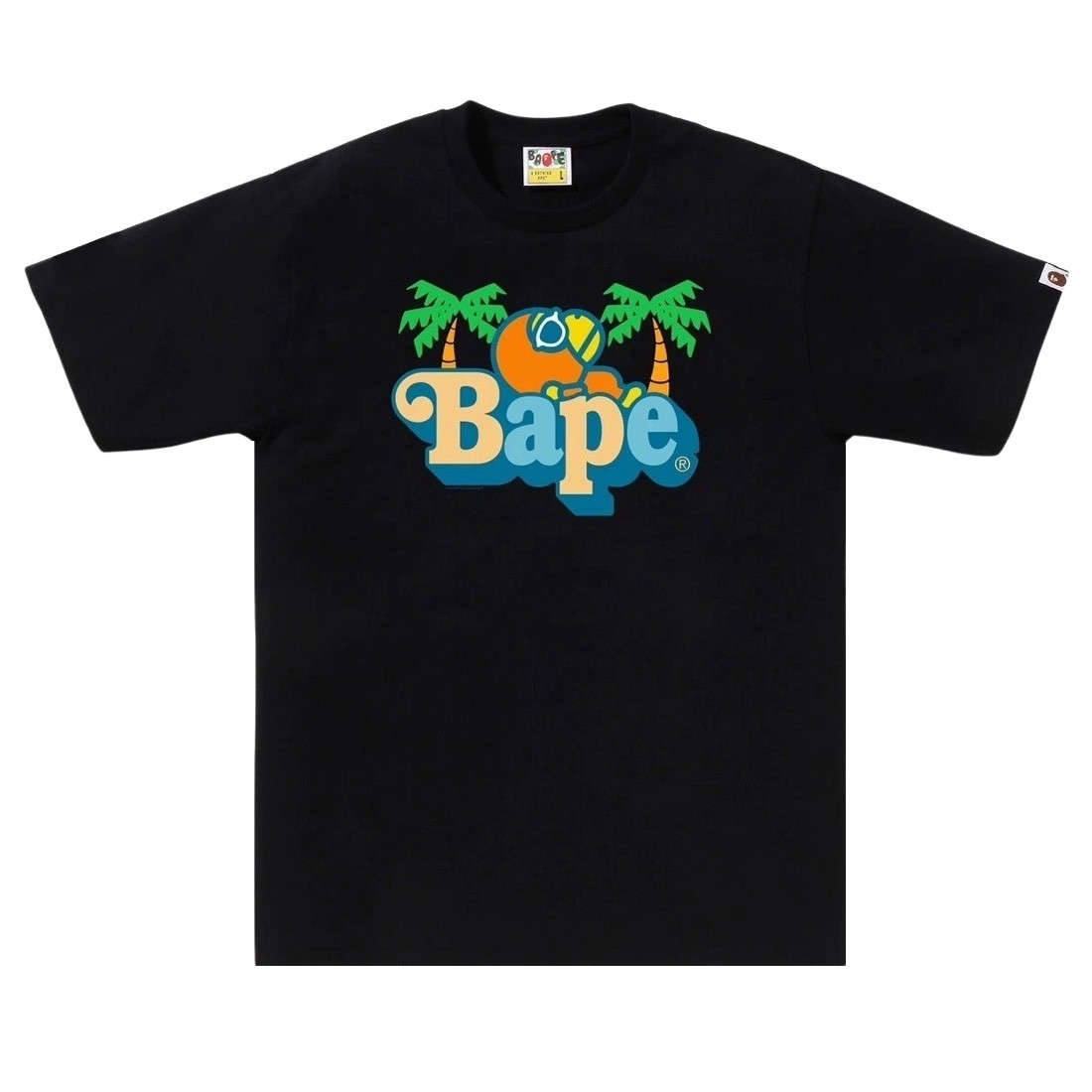 A Bathing Ape Men Colors Milo On Bape Summer Tee (black)