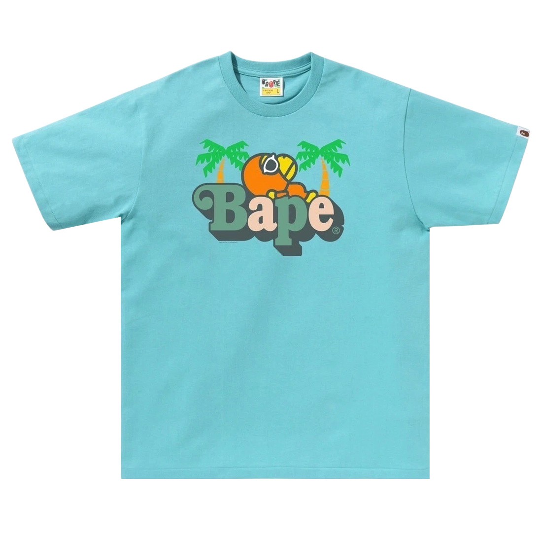 A Bathing Ape Men Colors Milo On Bape Summer Tee (blue)