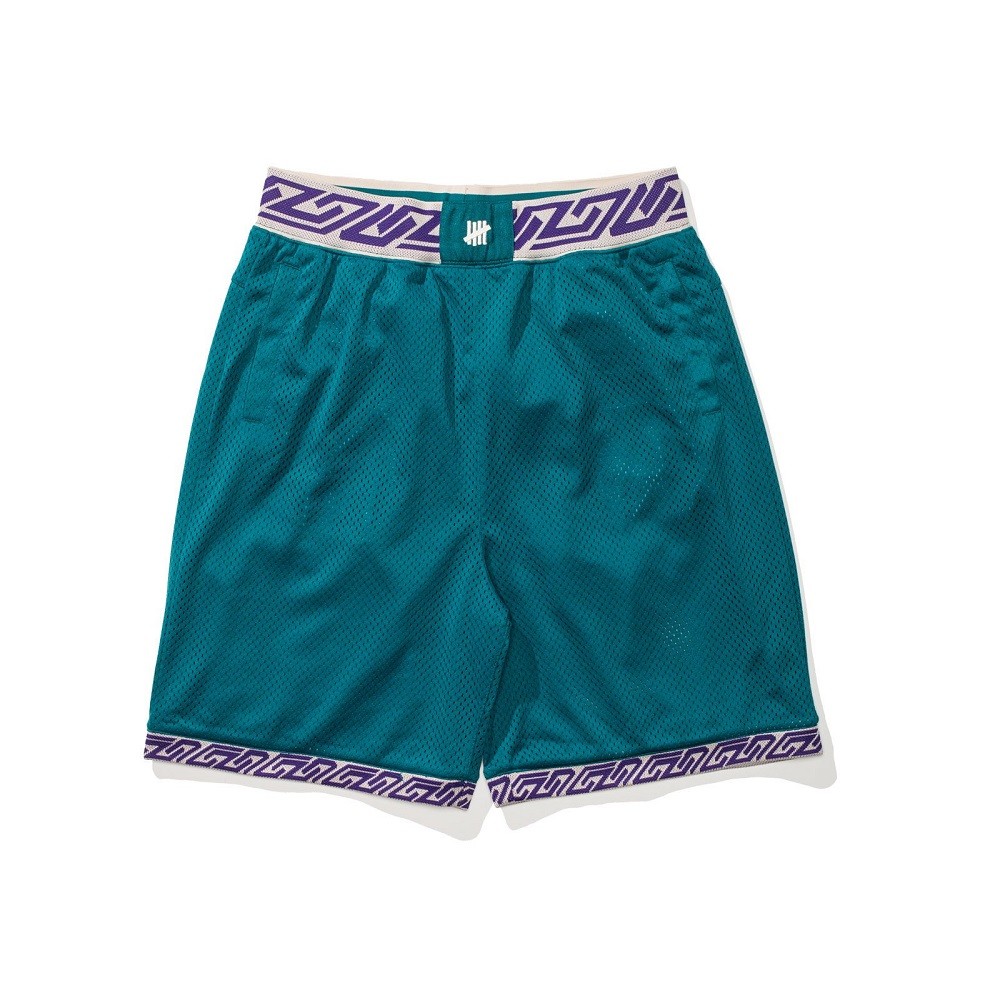 Undefeated Men Authentic Basketball Shorts (teal / green)