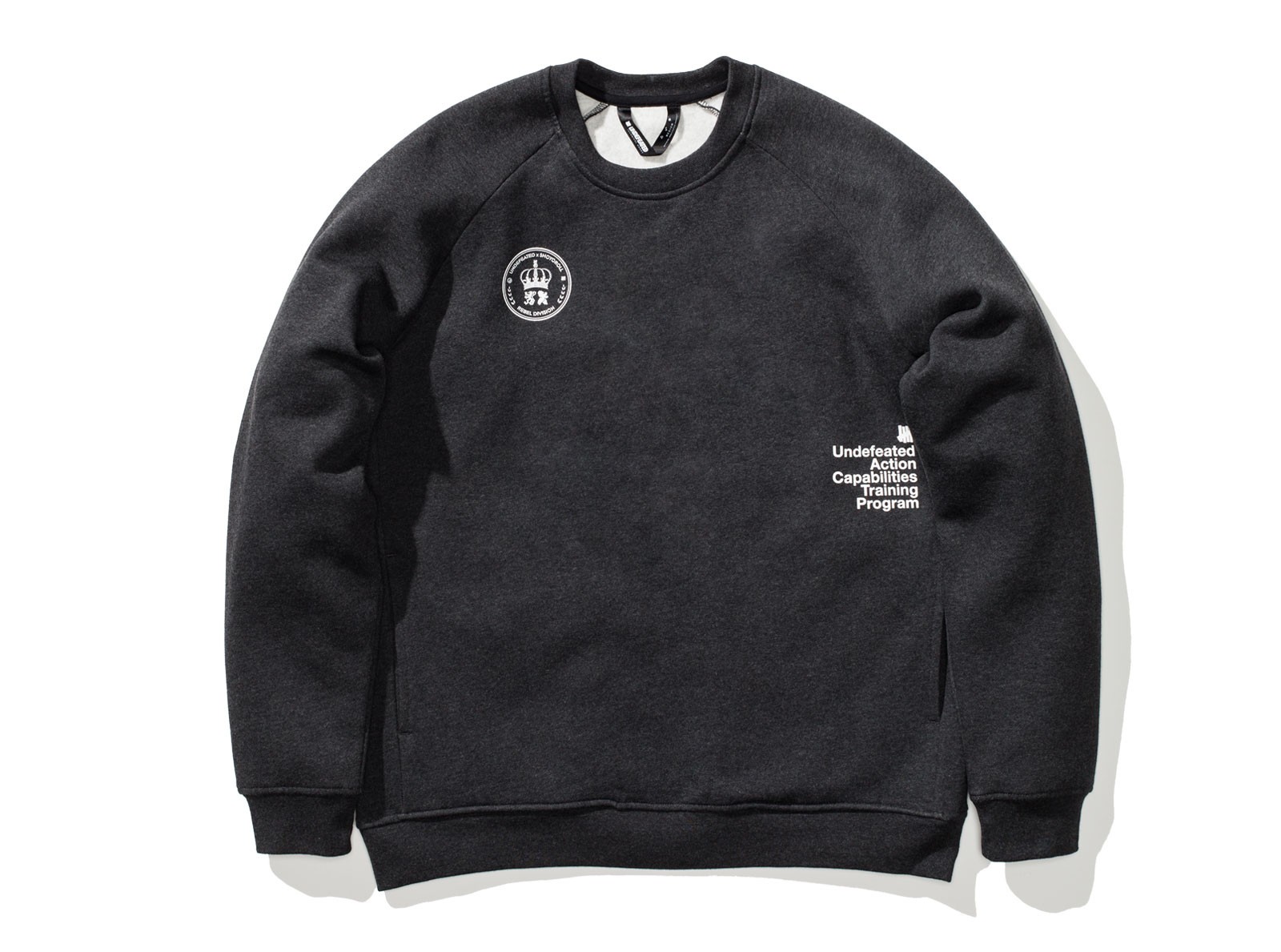 Undefeated x SYR Men SYR LS Technical Crew Sweater (black / heather)