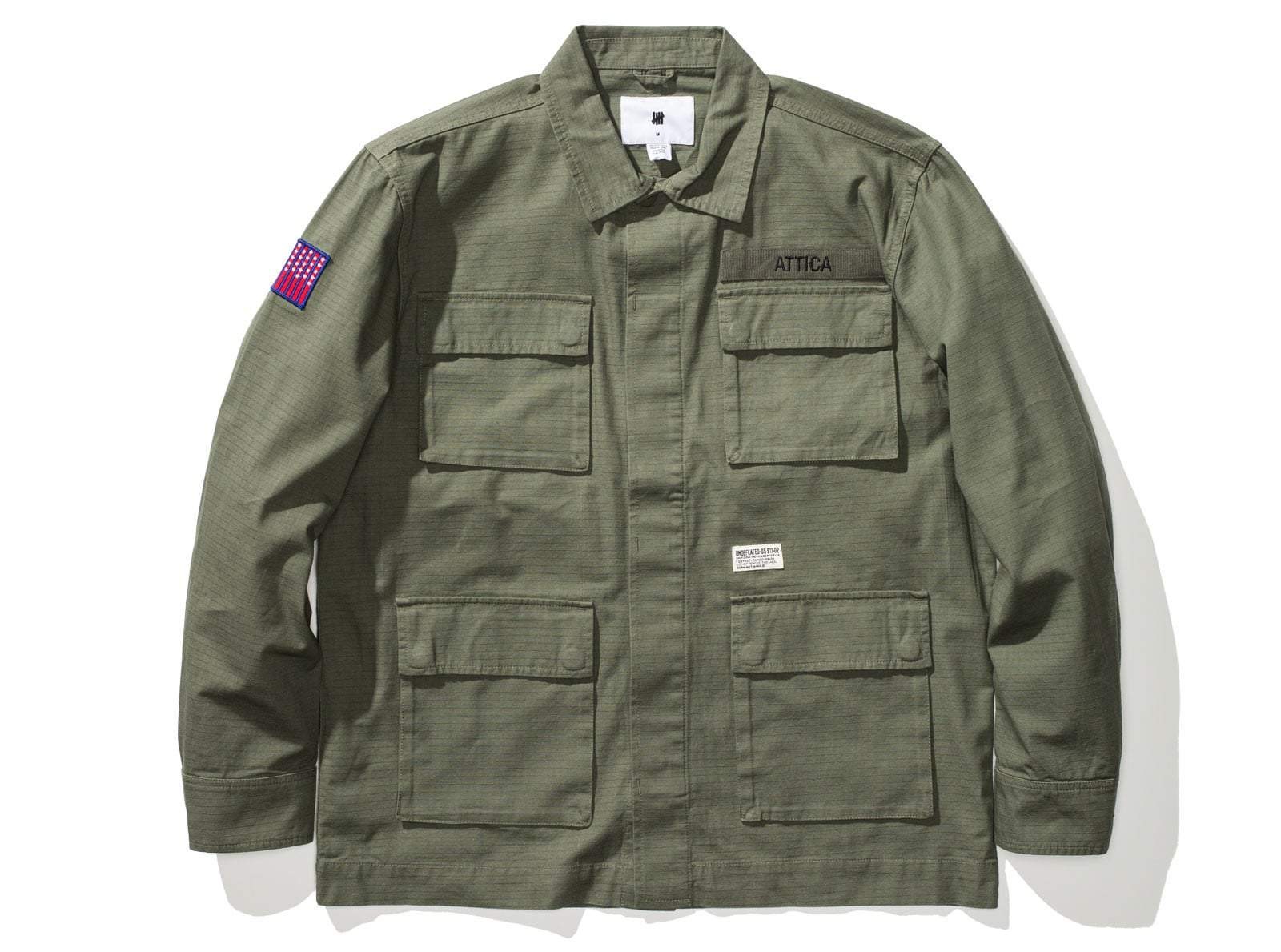 Undefeated Men Attica Jungle Long Sleeve Shirt (green / olive)