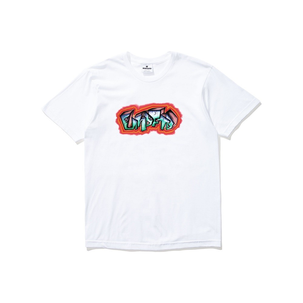 Undefeated Men Airbrush Tee (white)