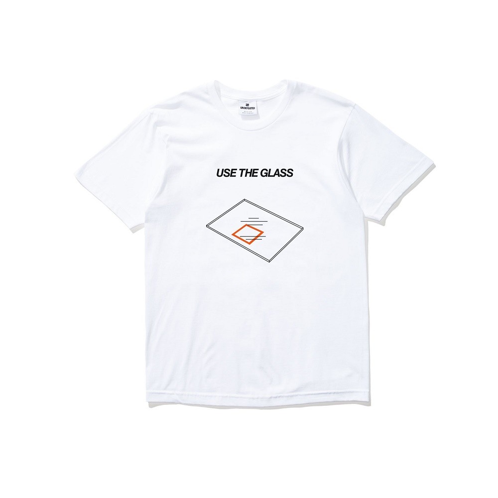 Undefeated Men Use The Glass Tee (white)