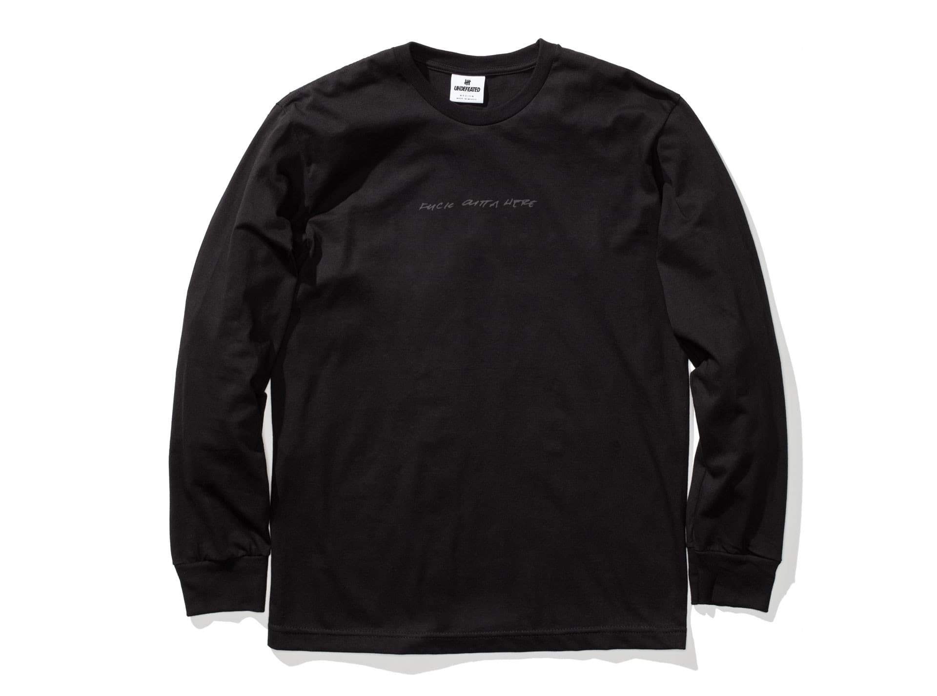 Undefeated Men Fuck Out Of Here LS Tee (black)