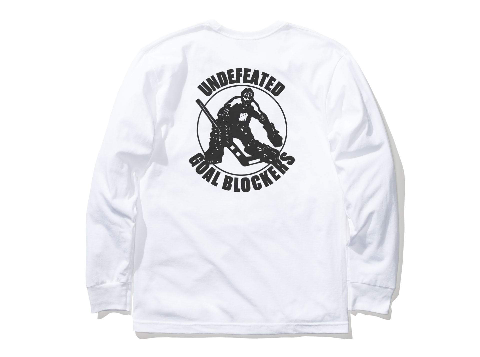 Undefeated Men Goal Blockers LS Tee (white)