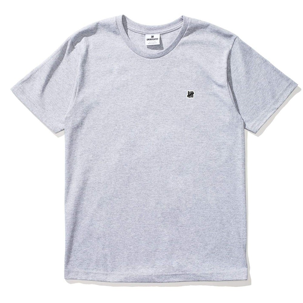 Undefeated Men Felt Chest Strike Tee (gray / heather)