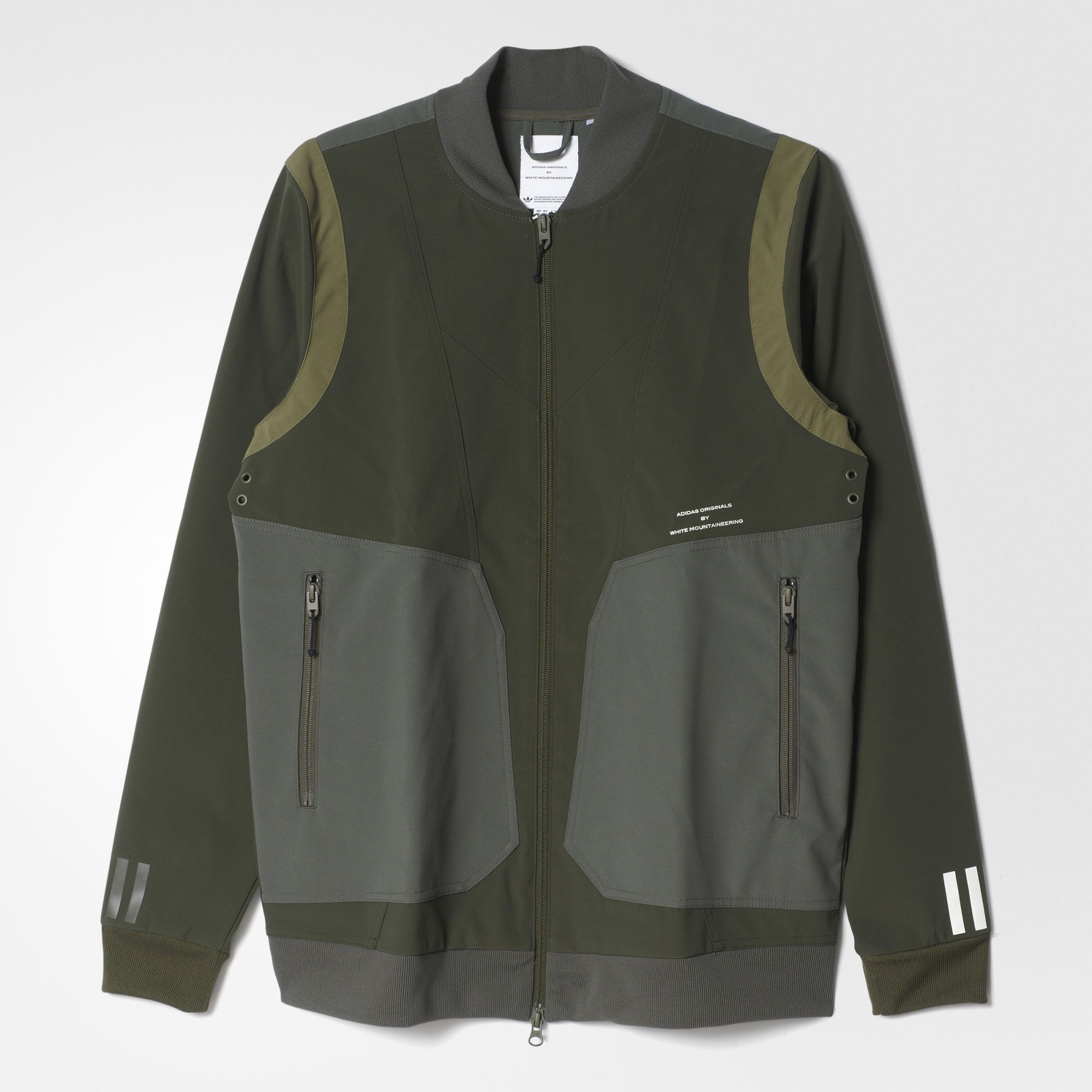 Adidas Men White Mountaineering Varsity Jacket (olive / night cargo)