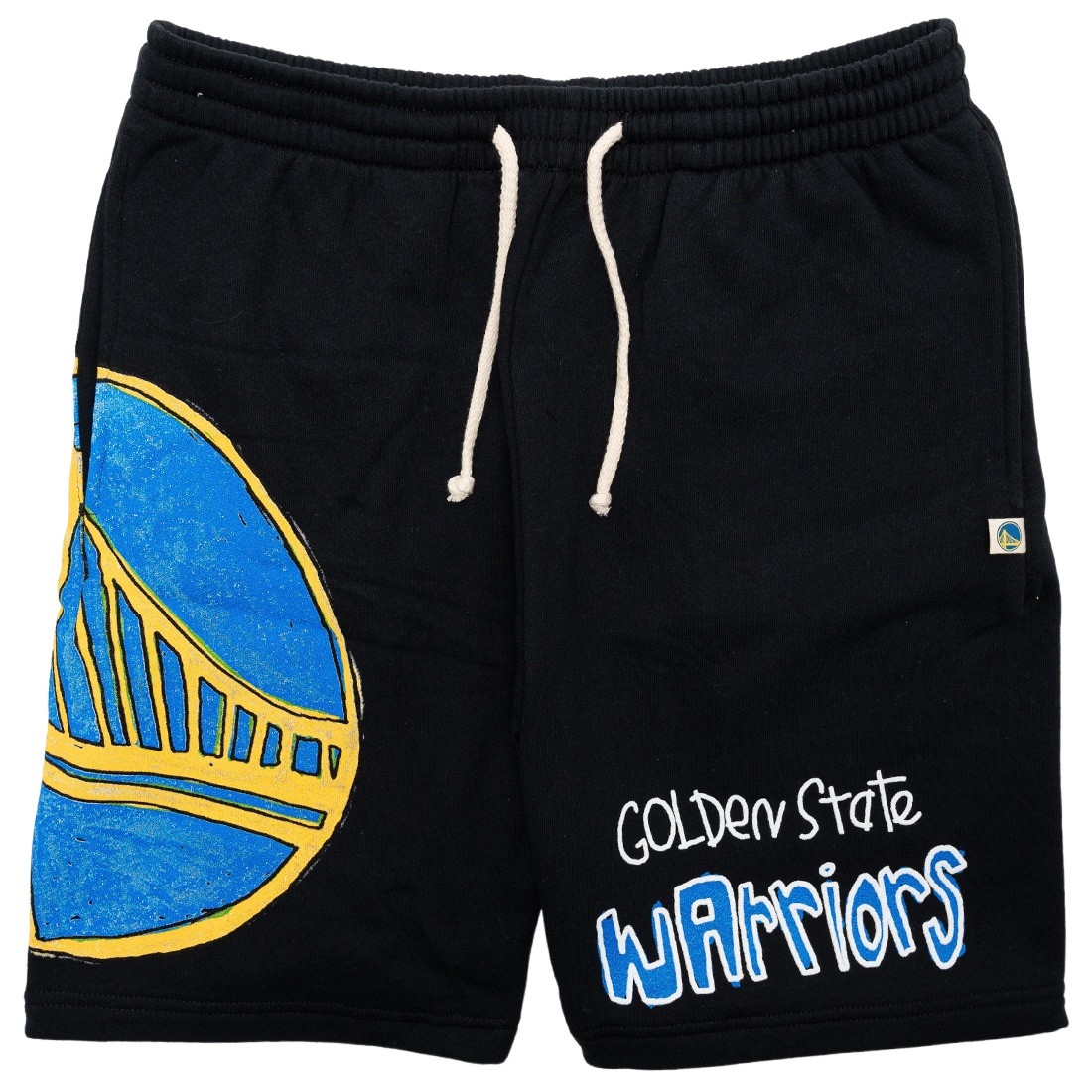 After School Special x NBA Men Warriors Doodle Shorts (black)