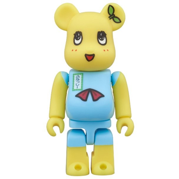Medicom Funassyi 100% Bearbrick Figure (yellow)