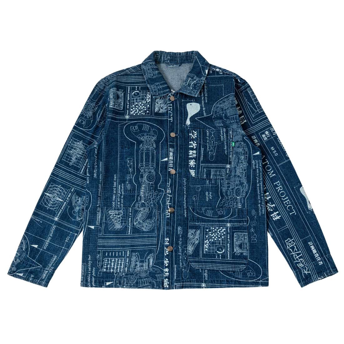 BAIT x Astro Boy Men Denim Jacket (blue)