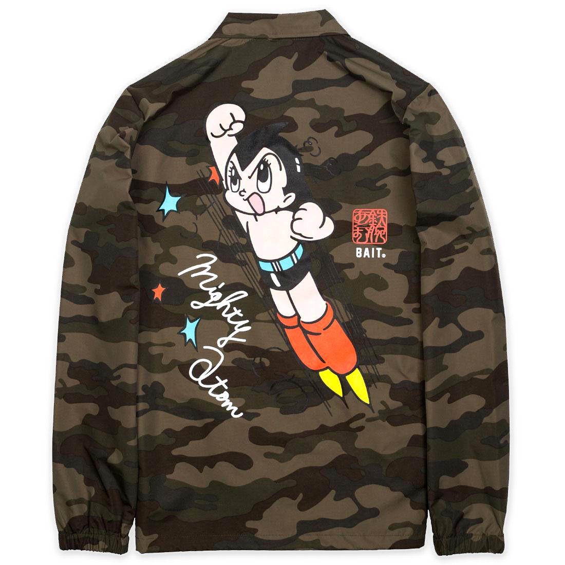 BAIT x Astro Boy Men Mighty Atom Coaches Jacket (camo)