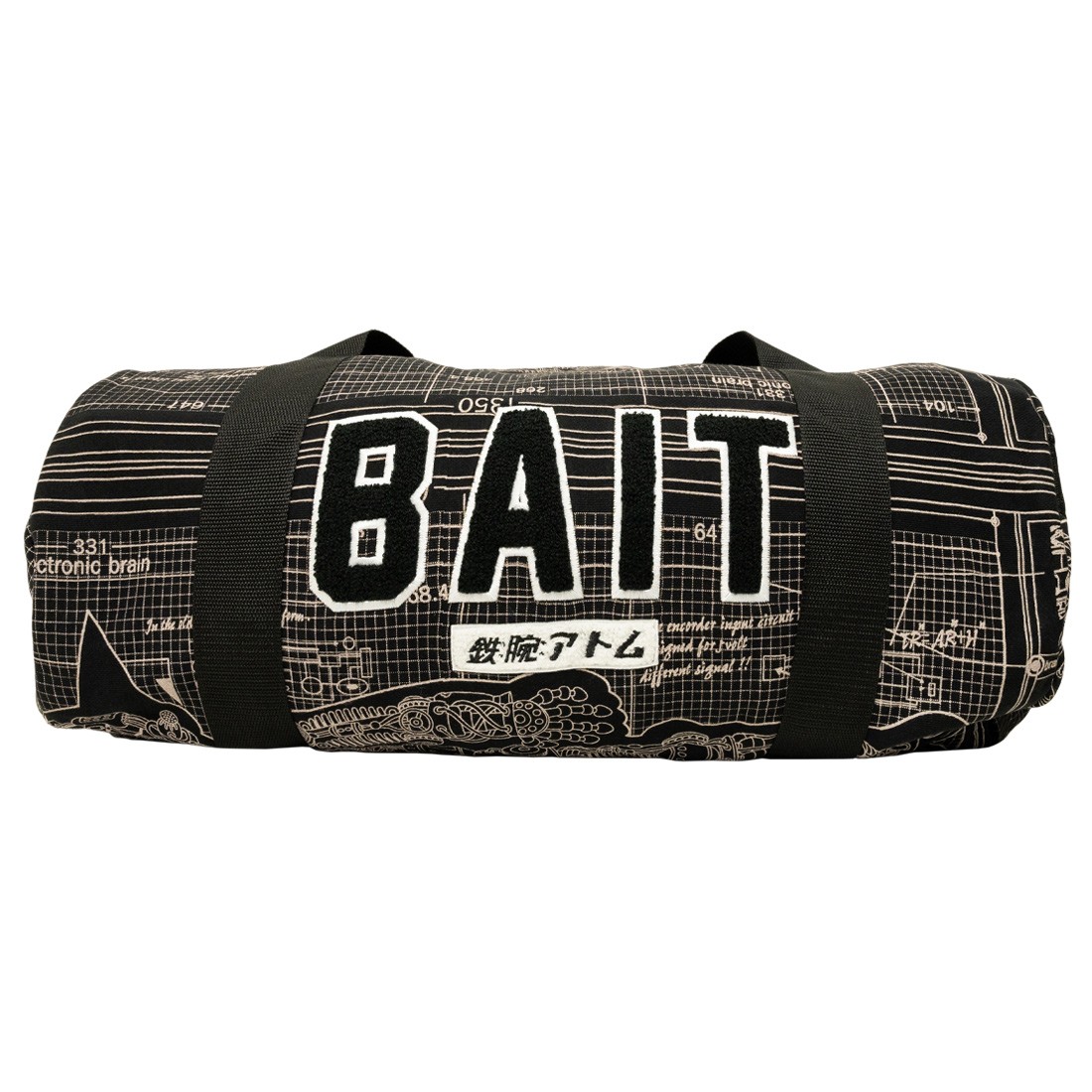 BAIT x Astro Boy Schematics Duffle Bag (black)