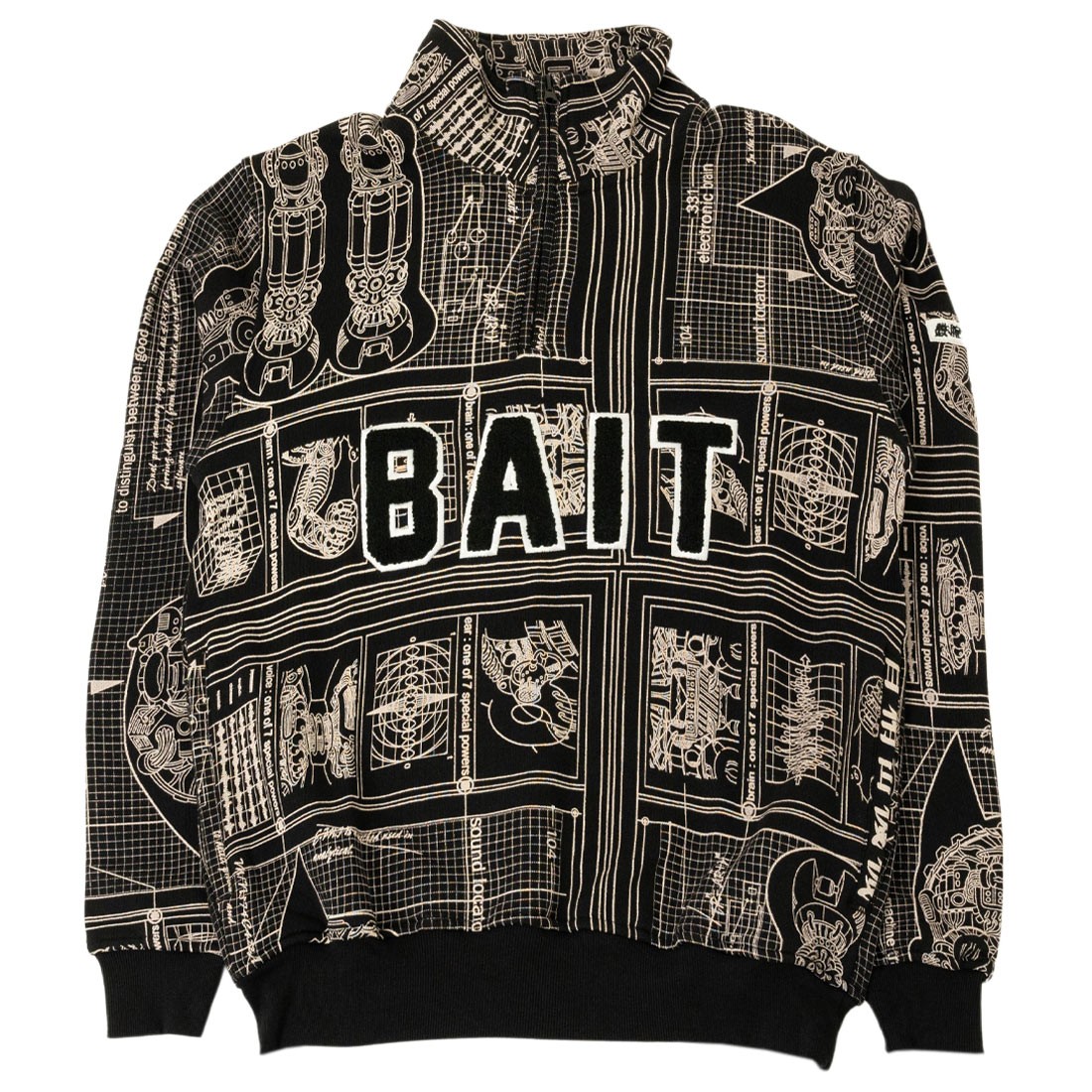 BAIT x Astro Boy Men Schematics Hoody (black)