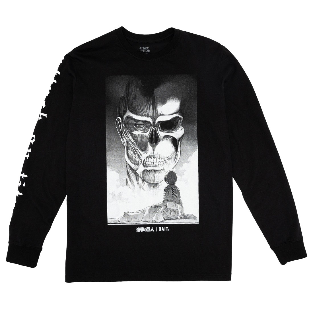 BAIT x Attack On Titan Men Armin Long Sleeve Tee (black)