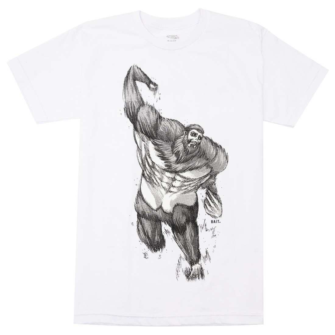 BAIT x Attack On Titan Men Titan Beast Tee (white)
