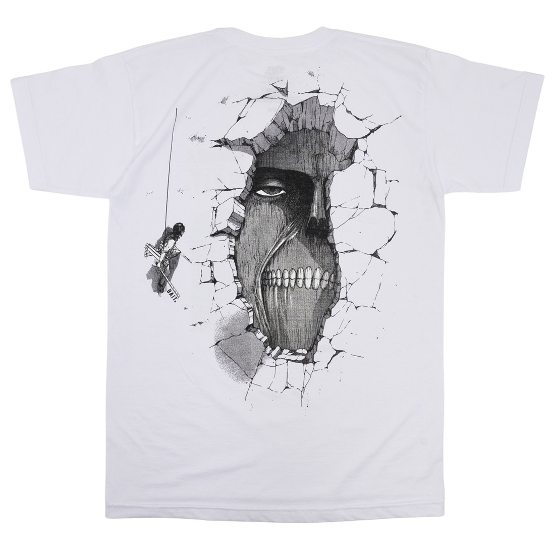 BAIT x Attack On Titan Men Mikasa Tee (white)