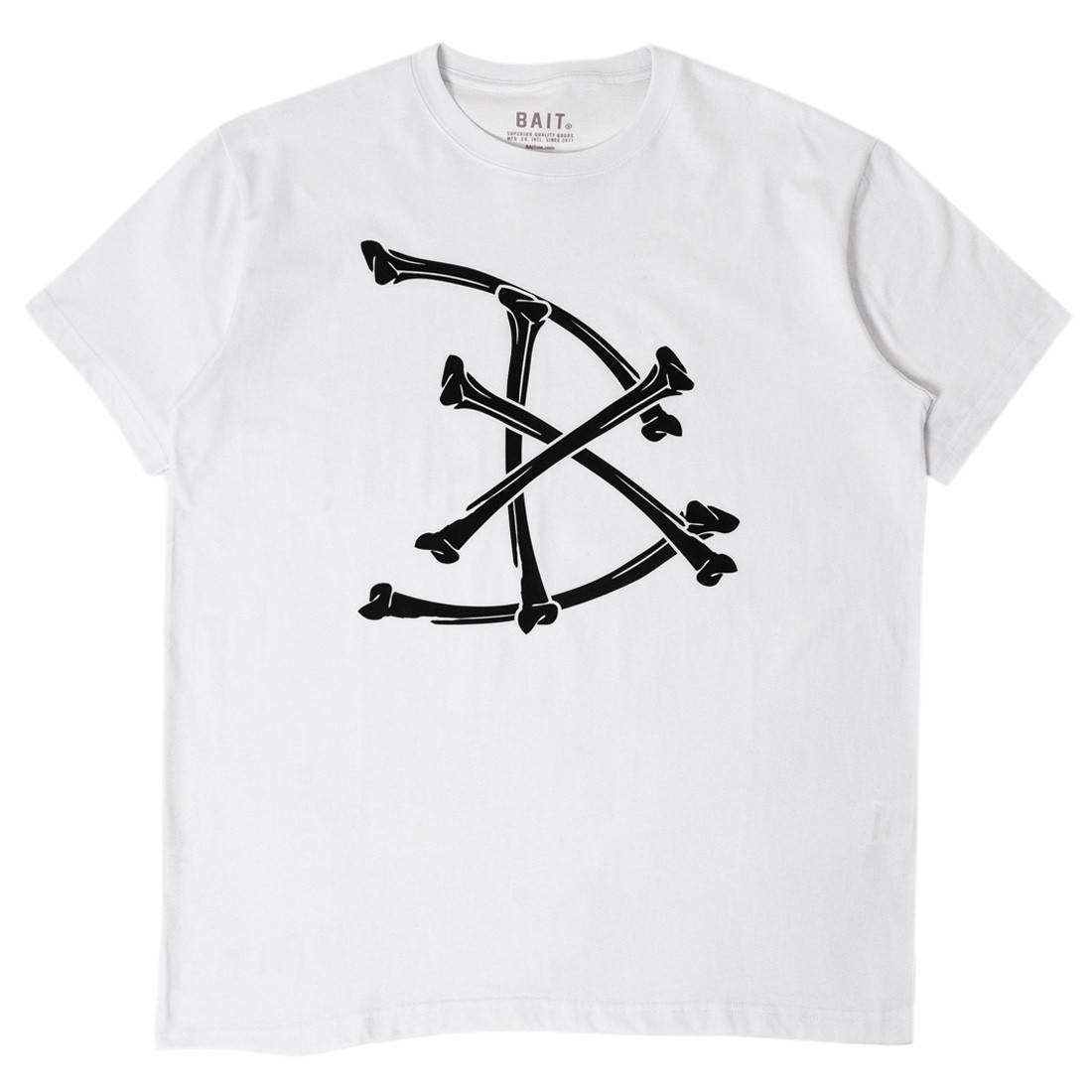 BAIT Men Bones Tee (white)
