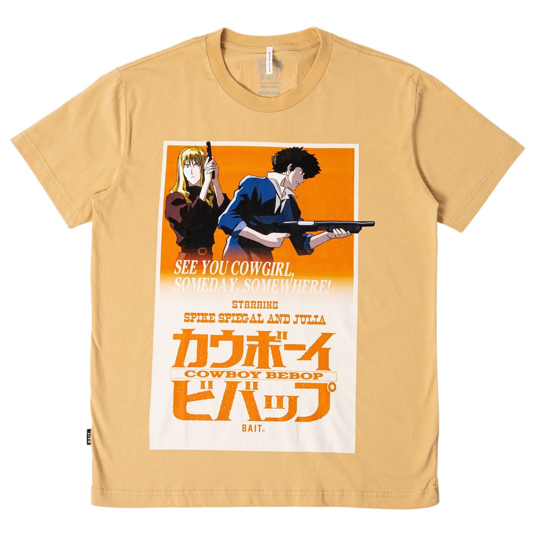 BAIT x Cowboy Bebop Men Poster Tee (sand)