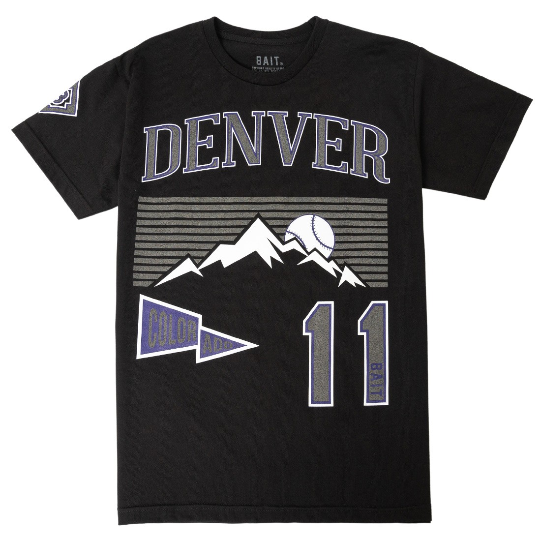 BAIT Men Denver Baseball Tee (black)