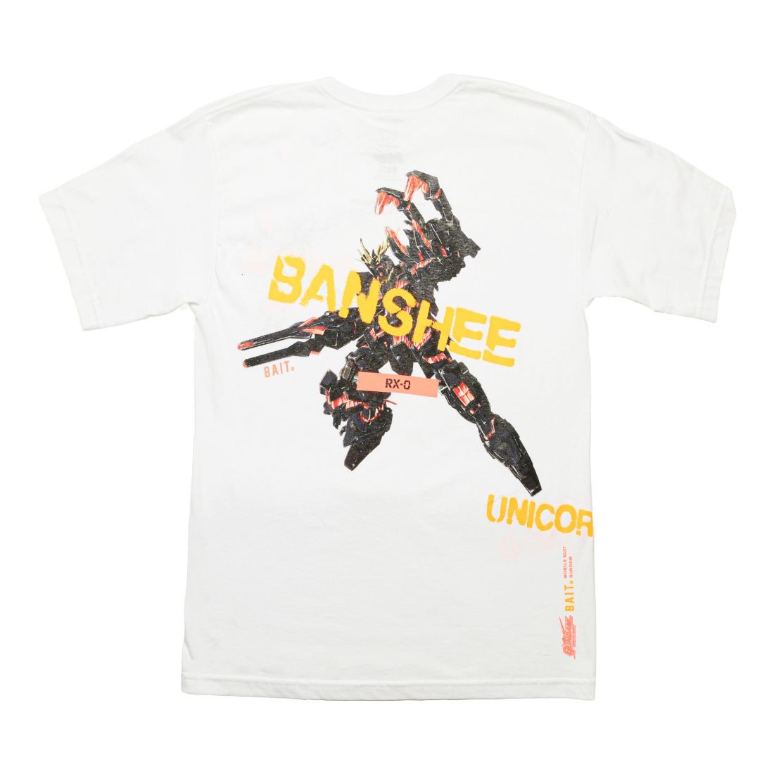 BAIT x Gundam Universe Men Banshee Tee (white)