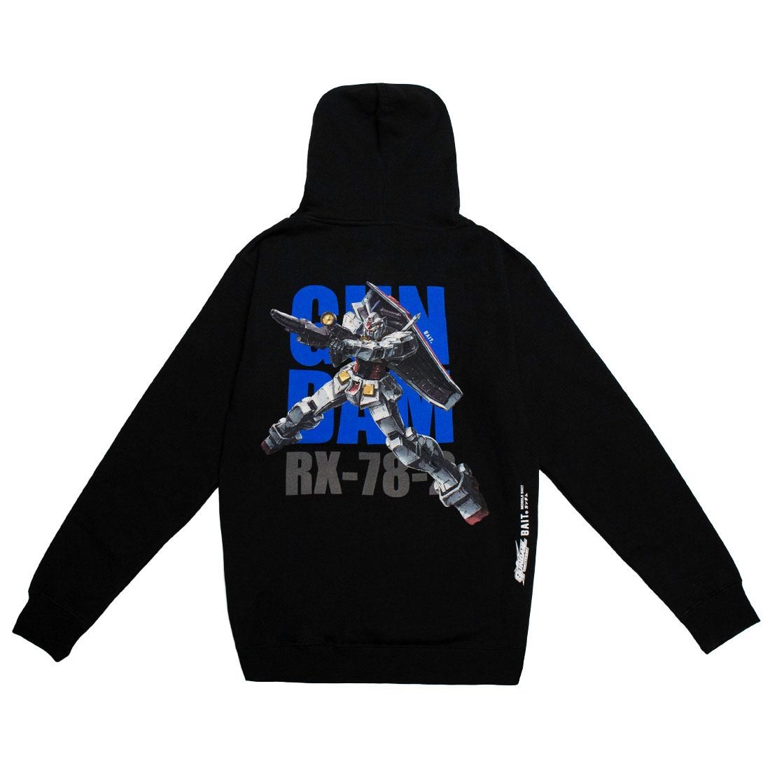 BAIT x Gundam Universe Men RX-78-2 Gundam Hoody (black)