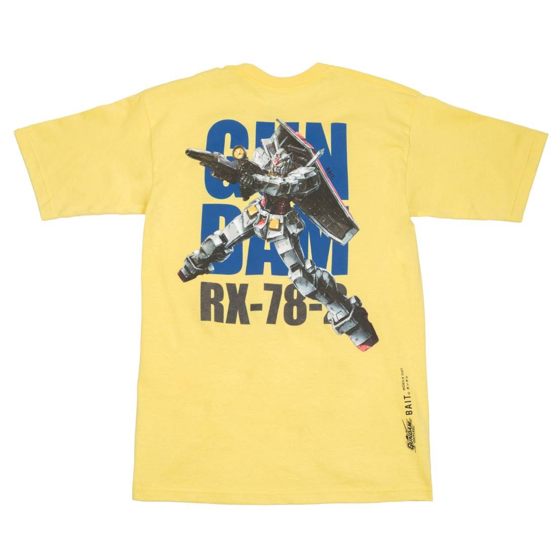 BAIT x Gundam Universe Men RX-78-2 Gundam Tee (yellow)