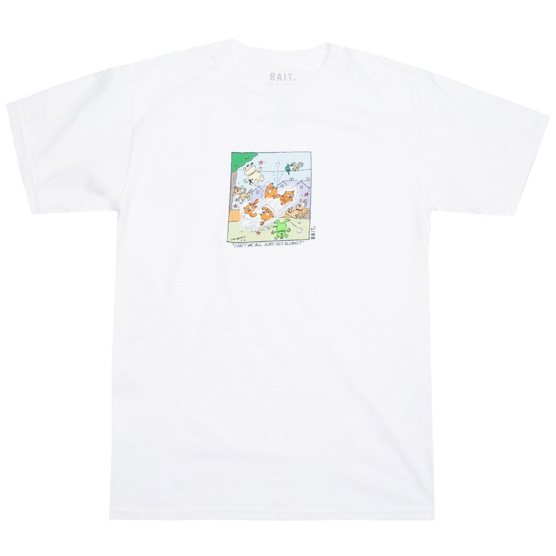 BAIT x Heathcliff Men Can't We All Get Along Tee (white)
