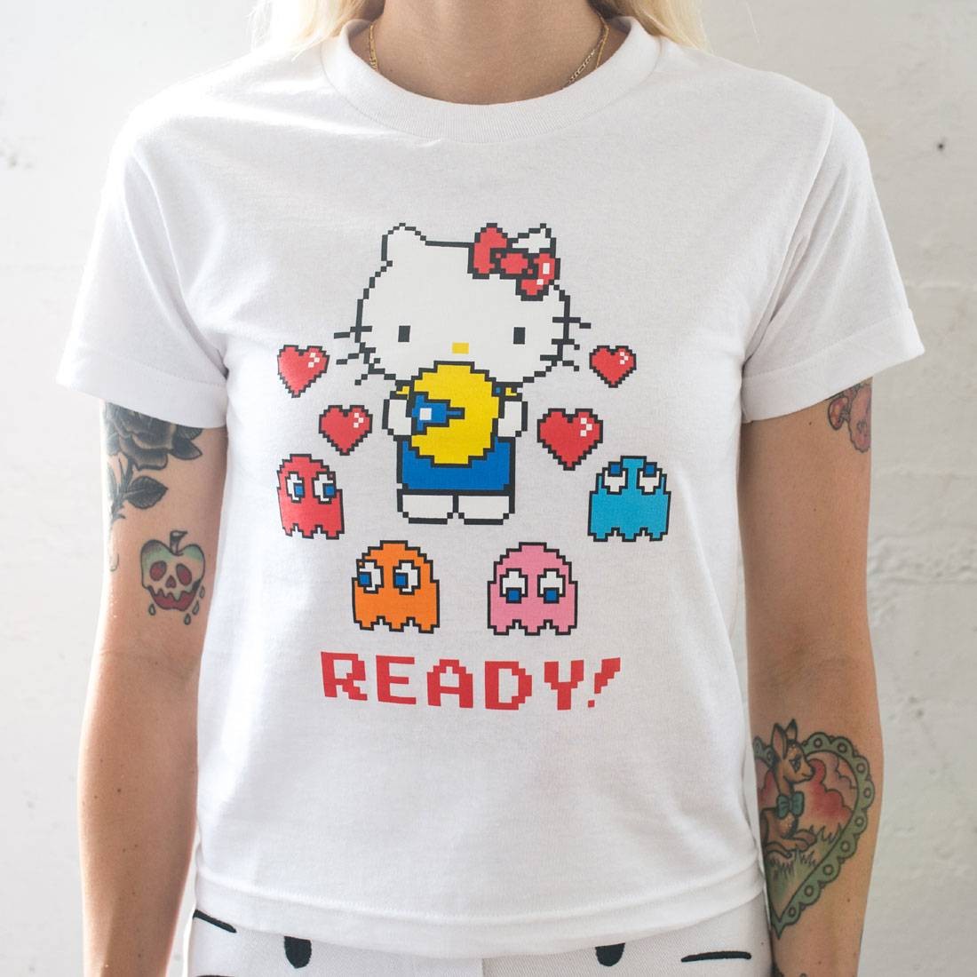 BAIT x Sanrio x Pac-Man Women Ready Tee (white)