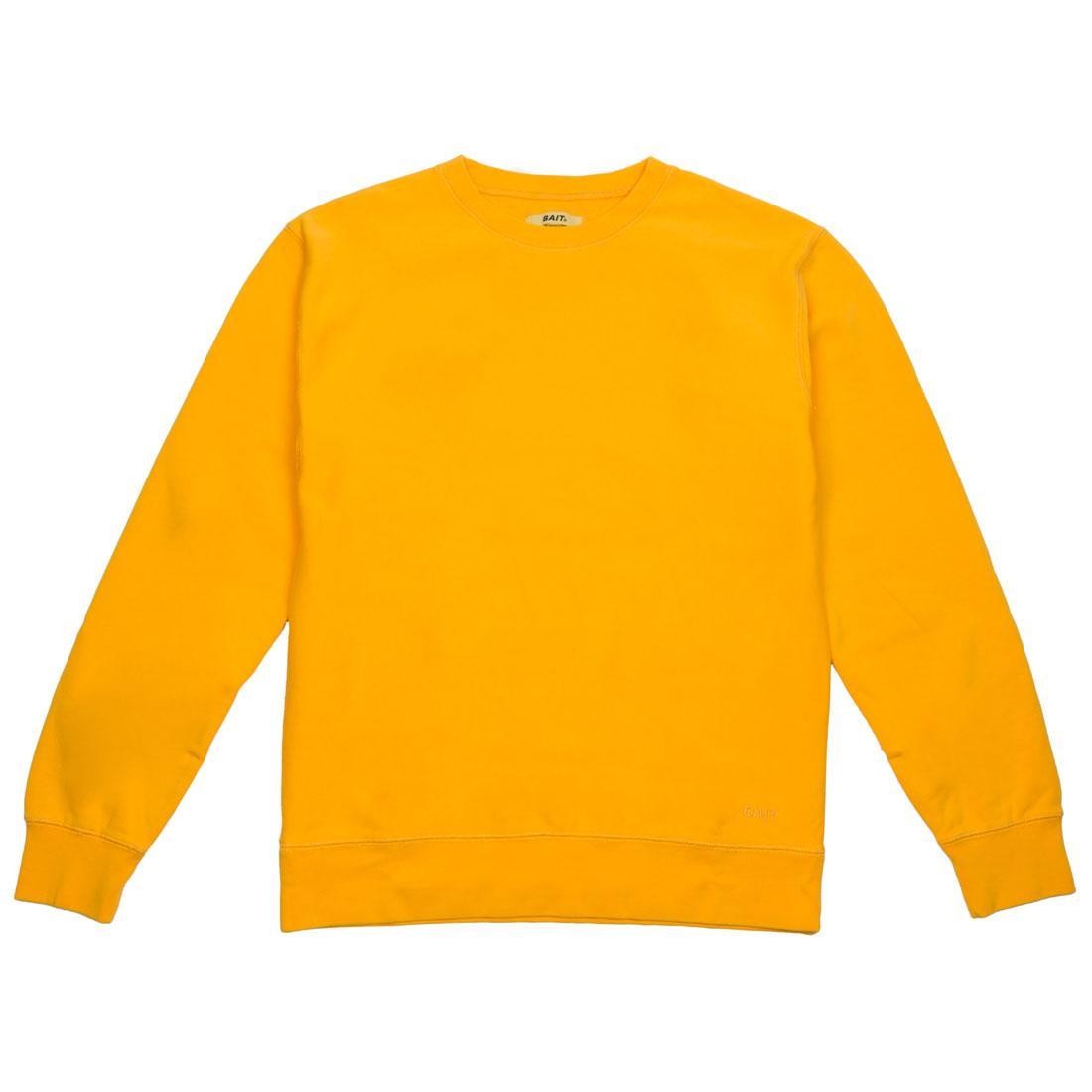 BAIT Men Premium Core Crew Neck (yellow / gold)