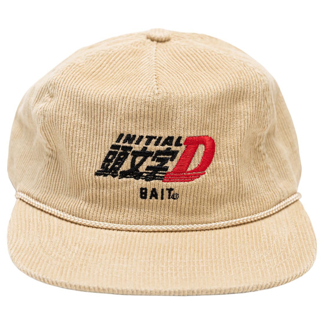 BAIT x Initial D Racing Corduroy Snapback Cap (tan)