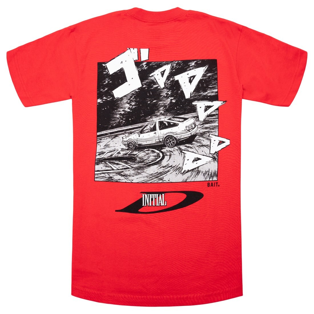 BAIT x Initial D Men Drift Design Tee (red)