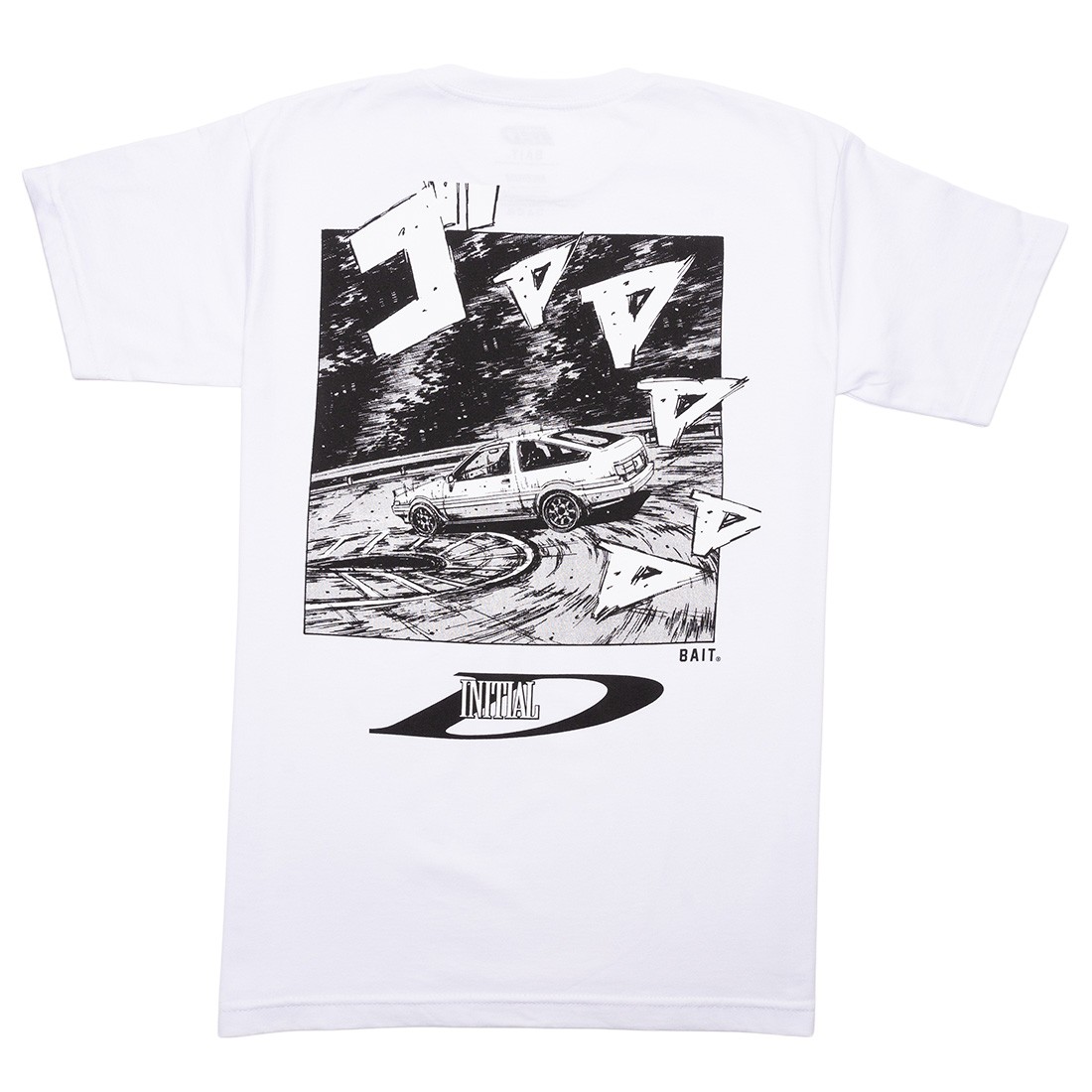 BAIT x Initial D Men Drift Design Tee (white)